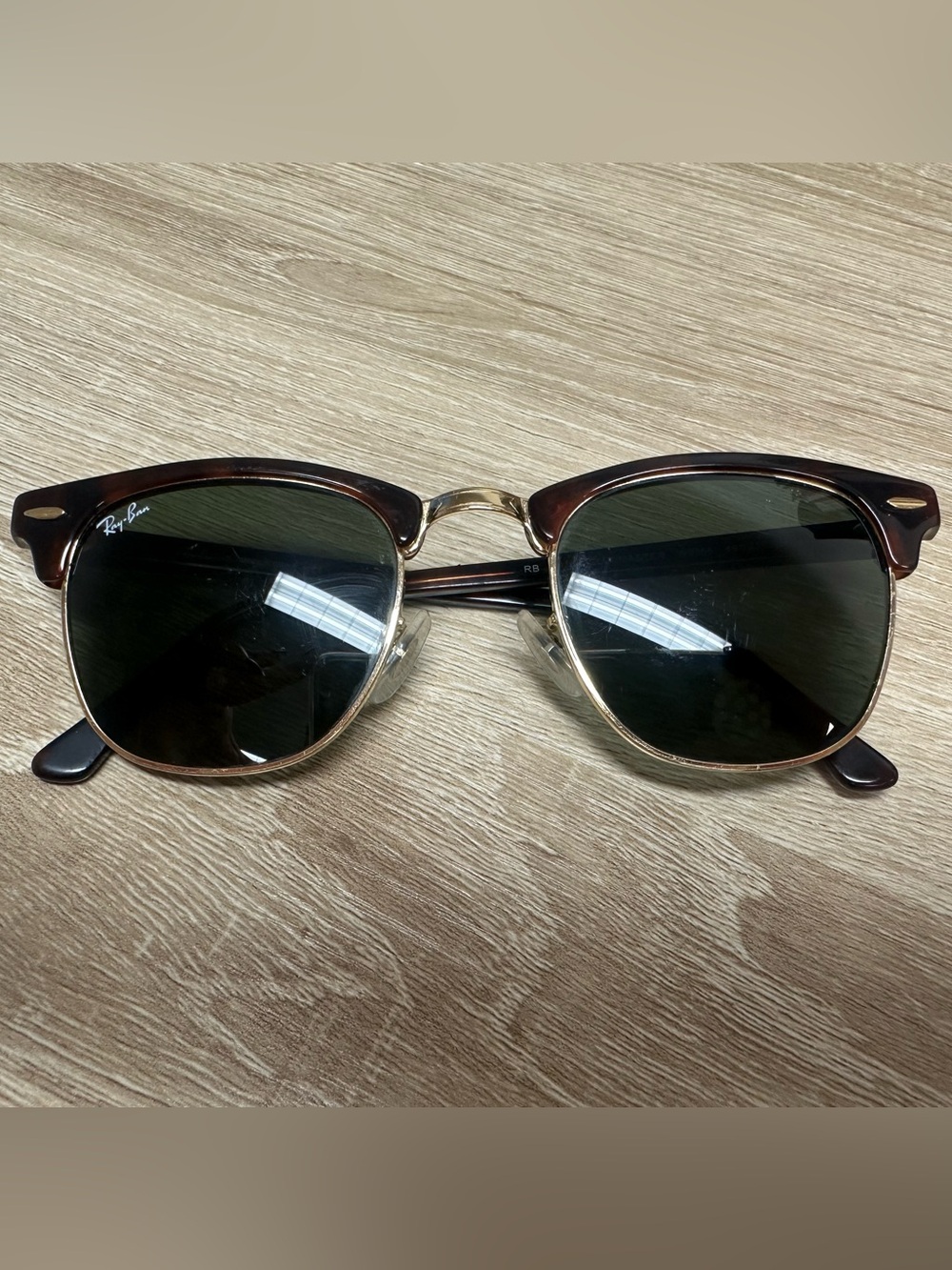 Ray-Ban Tortoise Frame Sunglasses with Regular  Lenses